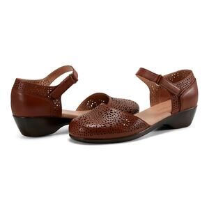 Easy Spirit Denita Hook & Loop Strap Mary Jane Pumps arc support comfy Heels 9.5